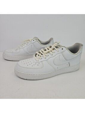 Nike Air Force 1 Low Mens Size 13 White Athletic Lifestyle Shoes Sneakers EUC